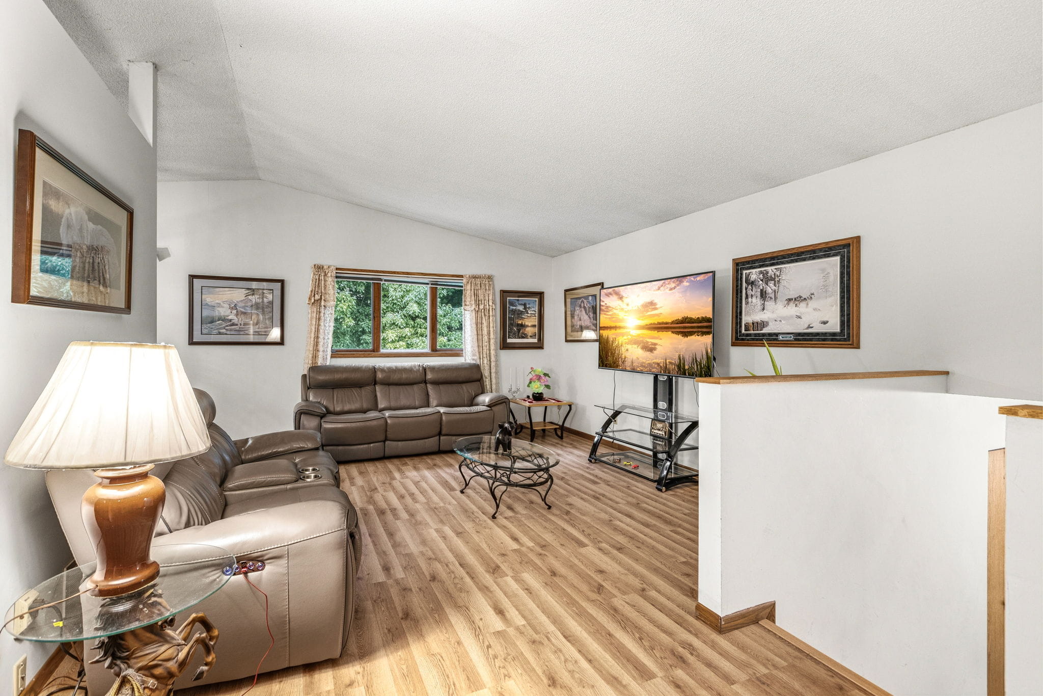 6672 Dawn Way, Inver Grove Heights, MN — vaulted-ceiling living room